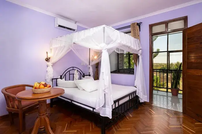 A mosquito net over the bed is a good protection against mosquitoes